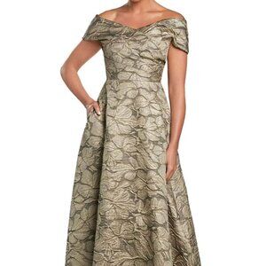 Luxurious Metallic Maxi Dress